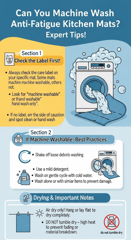 Can You Machine Wash Anti Fatigue Kitchen Mats? Expert Tips!
