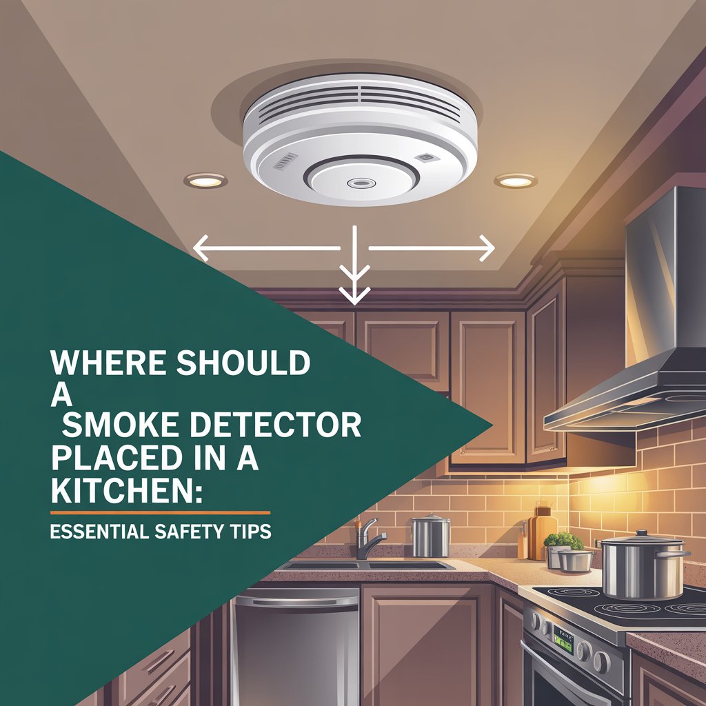 Where Should a Smoke Detector Be Placed in a Kitchen: Essential Safety Tips